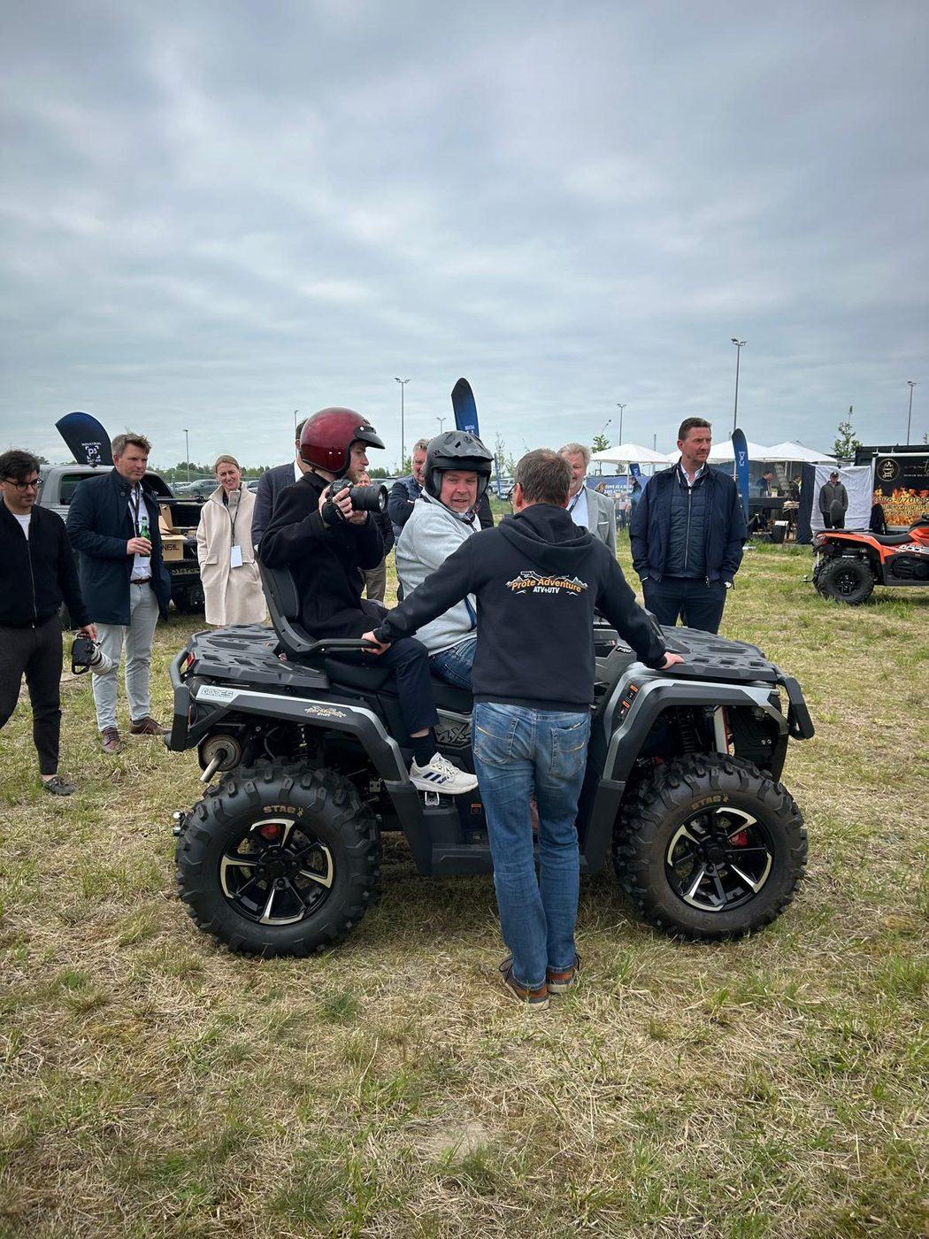 Gruppenevent mit Catering und Quads
